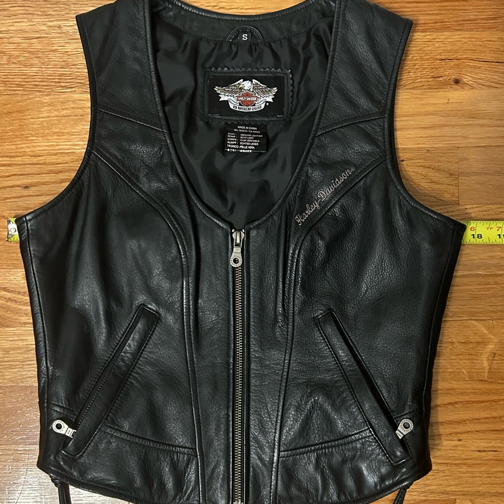 Harley Davidson women’s leather vest